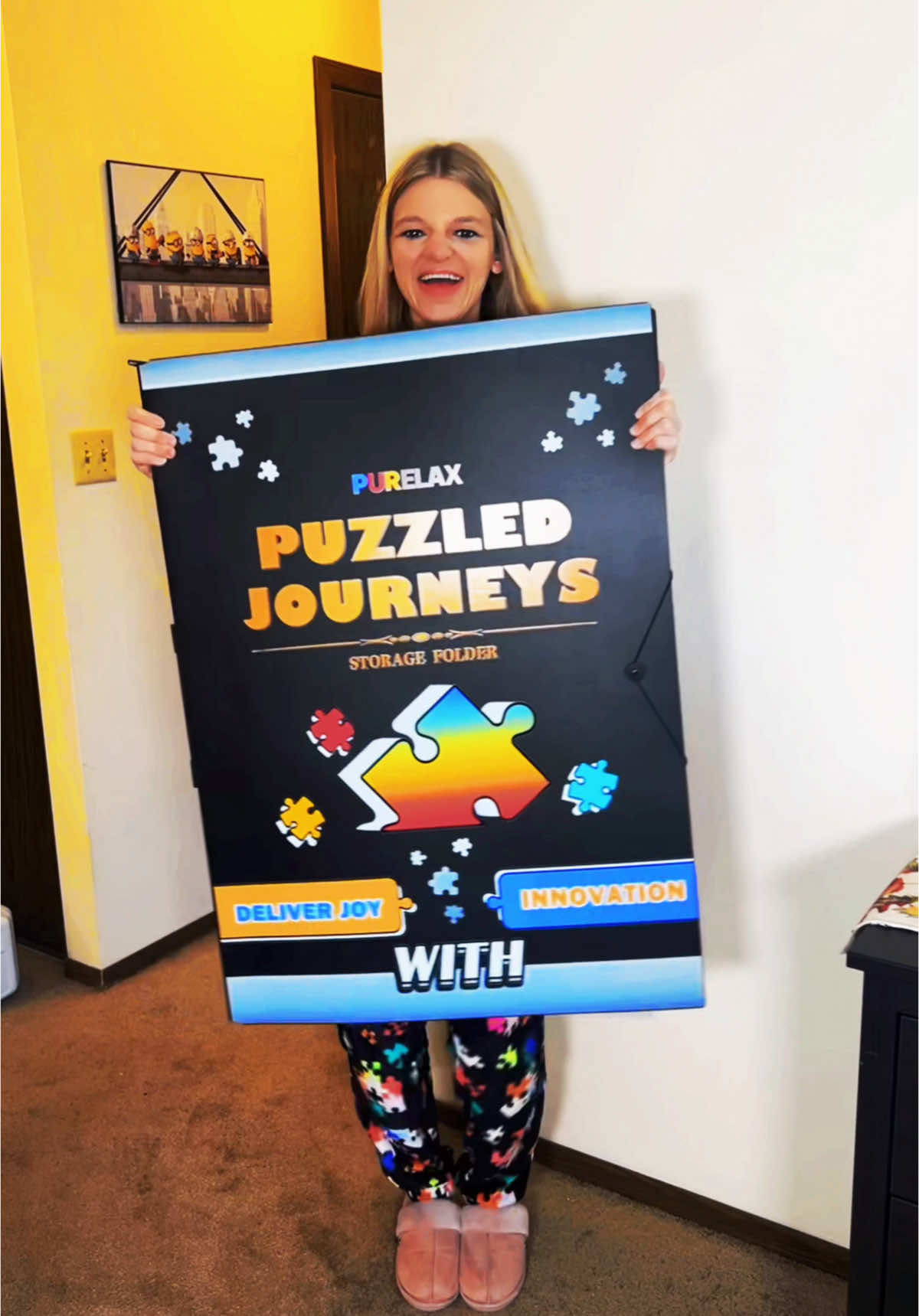 I love it!!!😍🧩 #jigsawpuzzles #fyp #puzzletok #worldslargestpuzzle #puzzlefolder 