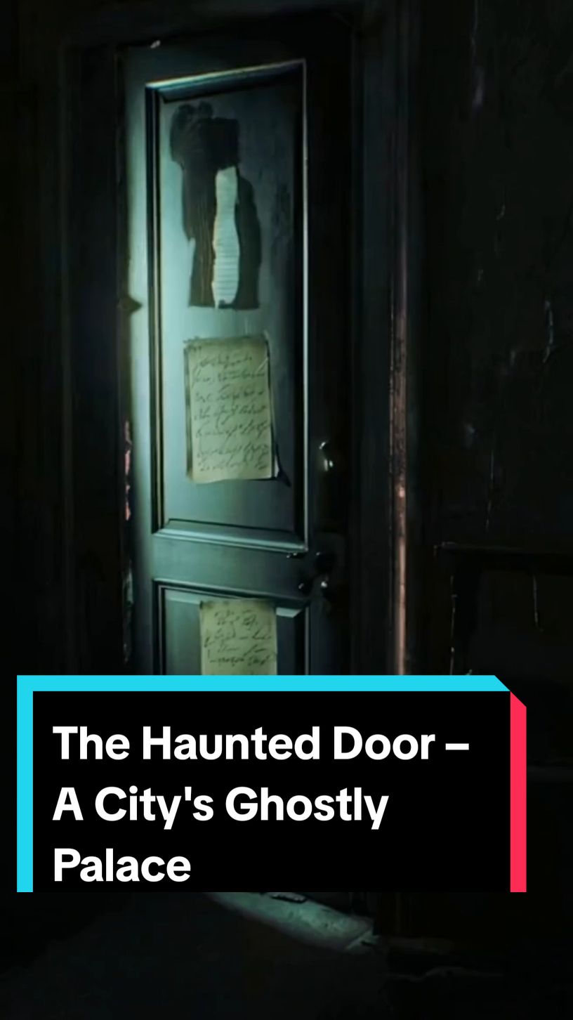 The Haunted Door – A City's Ghostly Palace #ghost #horror #horrorstory #haunted #hauntedhouse #paranormalactivity #scary #scarystories #creepy #horrortok #scarytiktoks #creepytok #trendingvideo #trendingtiktok #fyp #foryou #HunatedDoor #GhostPalace #CityGhostlyPalace 