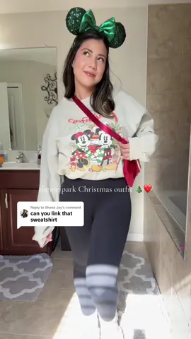 Replying to @Shena Jay this sweatshirt is back in stock NOW perfect for the holidays at the parks ❤️🎄🏰 #christmassweater #tiktokshopoutfit #OOTD #comfyoutfit #christmasoutfit #outfitinspo #themeparkoutfit #tiktokshopfinds 