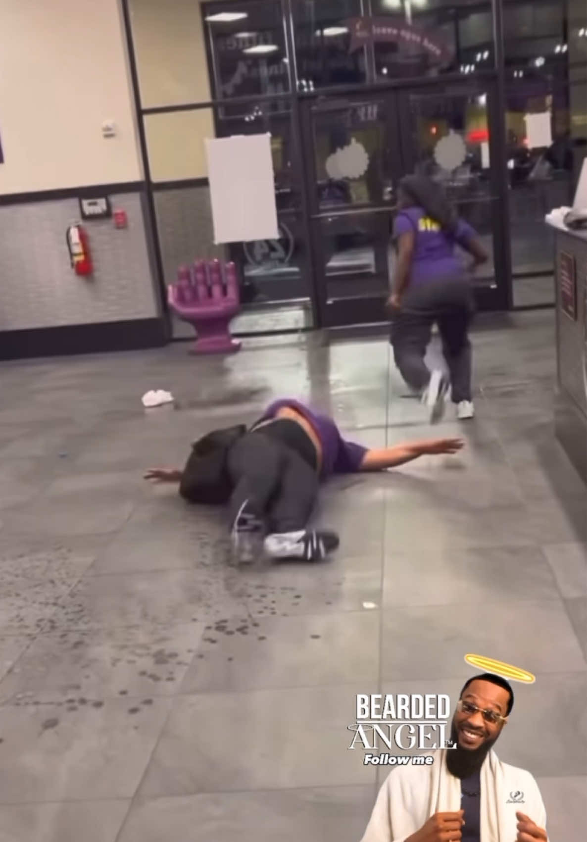 A couple goes at it at planet fitness and they work there 🤣  #planetfitness #couplegoals #comedy #workhumor #fail 