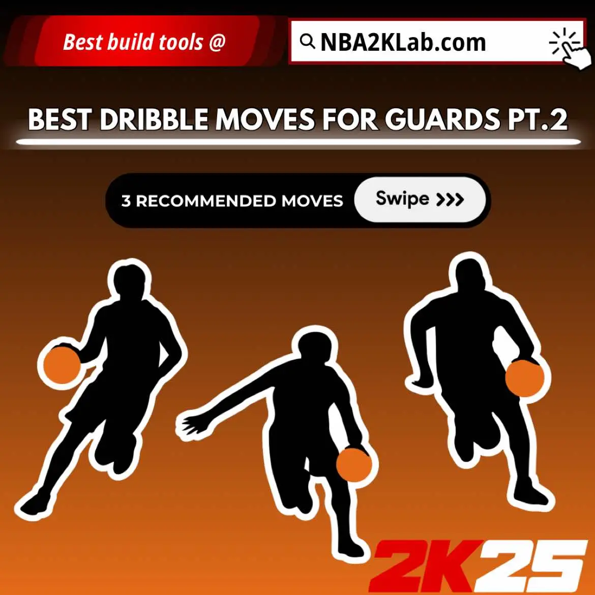 Best Breakdown Combos and Behind the Back Animations for Guard Builds on 2K25 5’9 to 6’4 