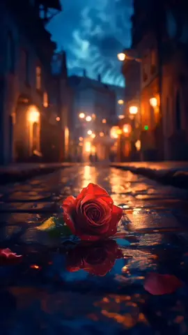 💖 @flower_and_art ... 𝘖𝘯 𝘢 𝘳𝘢𝘪𝘯𝘺 𝘦𝘷𝘦𝘯𝘪𝘯𝘨, 𝘢 𝘴𝘪𝘯𝘨𝘭𝘦 𝘳𝘦𝘥 𝘳𝘰𝘴𝘦 𝘭𝘢𝘺 𝘢𝘣𝘢𝘯𝘥𝘰𝘯𝘦𝘥 𝘰𝘯 𝘵𝘩𝘦 𝘴𝘵𝘳𝘦𝘦𝘵, 𝘪𝘵𝘴 𝘱𝘦𝘵𝘢𝘭𝘴 𝘴𝘩𝘪𝘮𝘮𝘦𝘳𝘪𝘯𝘨 𝘸𝘪𝘵𝘩 𝘳𝘢𝘪𝘯𝘥𝘳𝘰𝘱𝘴 𝘵𝘩𝘢𝘵 𝘮𝘢𝘥𝘦 𝘪𝘵 𝘴𝘦𝘦𝘮 𝘢𝘭𝘪𝘷𝘦. 𝘐𝘯 𝘵𝘩𝘦 𝘧𝘢𝘥𝘪𝘯𝘨 𝘭𝘪𝘨𝘩𝘵, 𝘪𝘵 𝘩𝘦𝘭𝘥 𝘢 𝘣𝘦𝘢𝘶𝘵𝘺 𝘶𝘯𝘵𝘰𝘶𝘤𝘩𝘦𝘥 𝘣𝘺 𝘵𝘪𝘮𝘦, 𝘢 𝘧𝘭𝘦𝘦𝘵𝘪𝘯𝘨, 𝘵𝘪𝘮𝘦𝘭𝘦𝘴𝘴 𝘨𝘳𝘢𝘤𝘦 𝘢𝘨𝘢𝘪𝘯𝘴𝘵 𝘵𝘩𝘦 𝘨𝘳𝘢𝘺.  #flower_and_art #visualart #aftereffects #flowers #aiart #rainyday #rain #timeless #redroses #roses #rosas #rozen #roos #novemberrain 