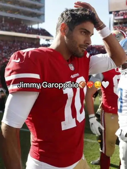 Forget the touchdowns, I’m here for the hotties #nfl #nfltouchdown #nflplayers #jimmygaroppolo #jimmygaroppoloedit 