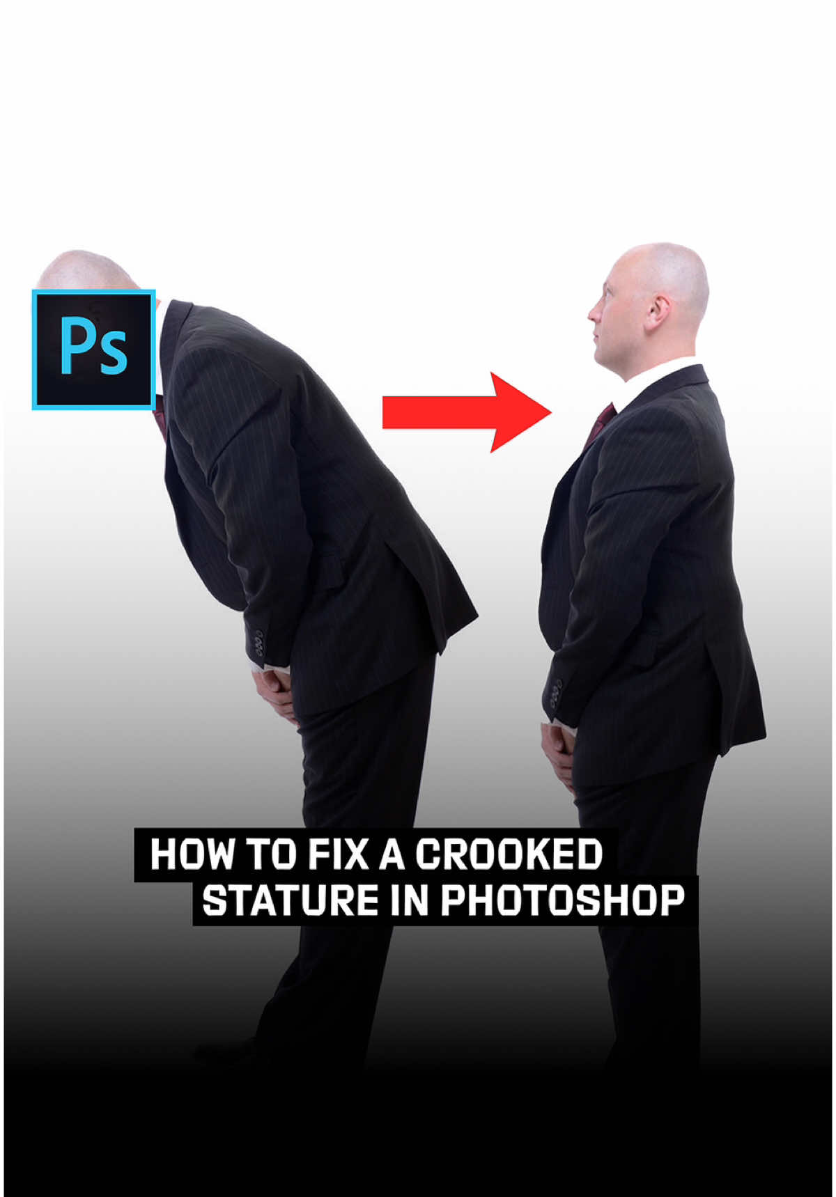 How to fix a crooked stature in Photoshop  . . . . #photoshop #photopraphy #art #design #tutorial #digitalart #photoshoptutorial #graphicdesign #graphicdesigner