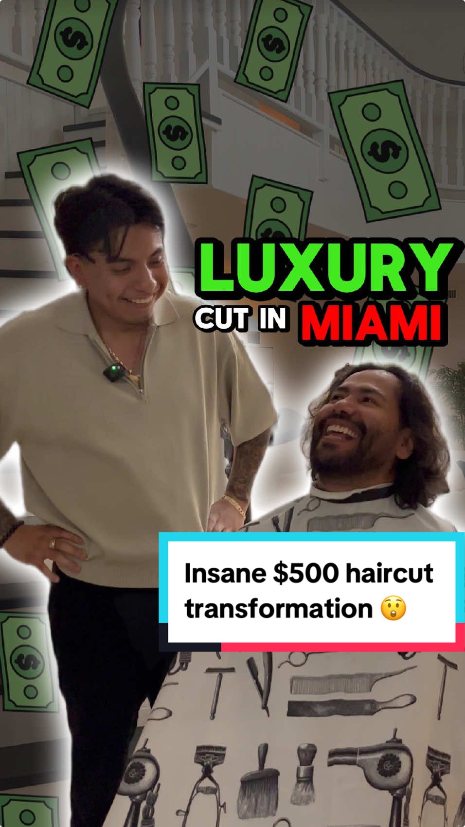 Insane $500 transformation haircut my client saw that I had a trip in Miami Florida so he decided to text me on WhatsApp messenger Instagram, Snapchat TikTok messages and even call me on no caller ID so he can get a hold of me and I can cut his hair out there in Miami, he said he’s grown his hair for so long and he was ready for a new transformation and he wanted the best haircut and the best Chicago Illinois barber so I gave him a middle part haircut with a low taper blowout haircut. He was amazed with the results.  Link in bio to book an appointment 💈 ##chicagobarber##j_da_barberr##chicago##chicagobarbers##berwyn##berwynbarber##midfade##transformation##fyp##savinghim