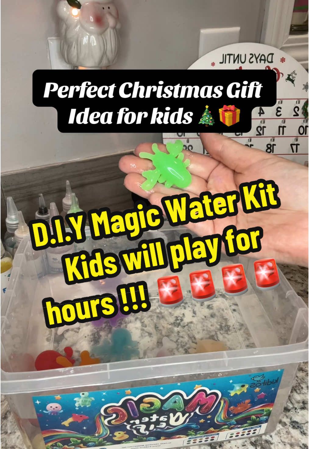 These Magic Water Kits are so much fun !! Need the little ones to have less screen time ? This is perfect! You guys will play for hours !! Perfect Christmas gift this year !!! 🚨🎄🎁 #squishmallows #squishymaker #squishytoy #squishy #watermagicelf #wateractivity #toddlersoftiktok #toddlermom #sahmlife #christmasgiftideas #toddlerchristmasgift #fypage #christmas #tiktokblowthisup #momgang #watercreatures @Kiditos 