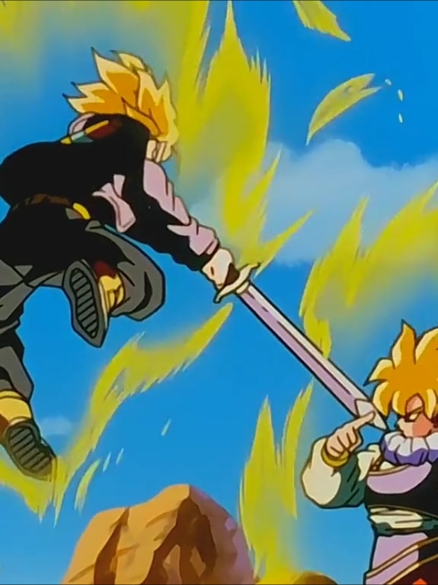 Goku SSJ Vs Trunks SSJ #dragonballz #saiyajin #trunksdelfuturo  #pyfツ 