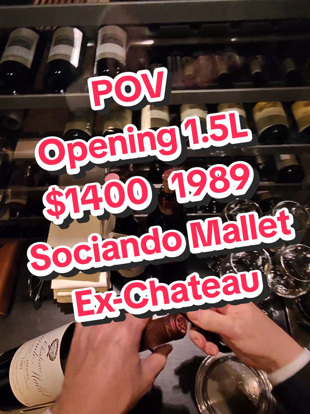 This 1989 was recorked in 2019! I used this amazing bottle for the wine pairing last night! 🙌 #CapCut #pov #wine #fyp #fypシ #work #lasvegas #sommelier #trending #restaurant #bordeaux #fyppppppppppppppppppppppp 