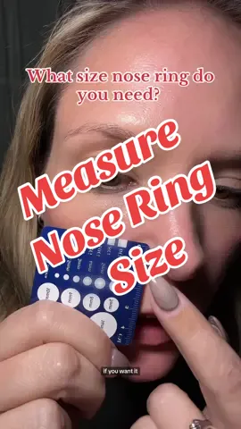 How do you measure what size nose ring you want? This is how… I have in a 7 mm in the 20 gauge. All of my nose rings from Oufer are the size and I think it is perfect! @Oufer Body Jewelry Studio  #oufer  #nosejewerly  #noserings  #nosehoop #doublenosering  #christmasnosering #T#TTSTasteMakerst#tastemakerslaunchT#TTSTakeover#T#TTSDelight#g#givethanksT#TikTokShopBlackFridayT#TikTokShopCyberMondayG#GiftGuide#tiktokshopholidayhaul 