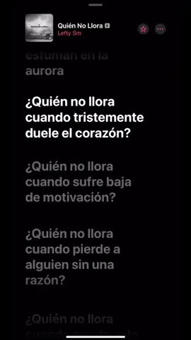 Quien no llora - Lefty SM #quiennollora #leftysm #lyrics #rolitasparadedicar #rolitasparaestados #rolitas #letras 