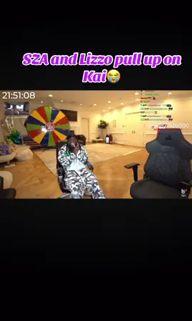 Lizzo on timing😭#sza #szastan #kaicenat #lizzo #kaicenatclips 