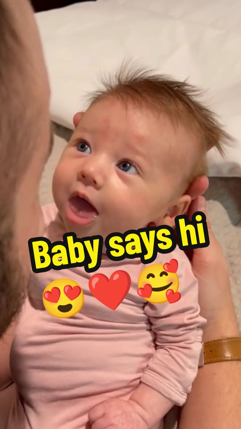 Cutest babies saying hi & hello for the first time 🥰❤️ #baby #cutebaby #firstword #hi  #adorable #babiesoftiktok #adorablebaby #precious #cutest #lovely #aww #moments #momlife #toddlersoftiktok #toddlermom #fyp 