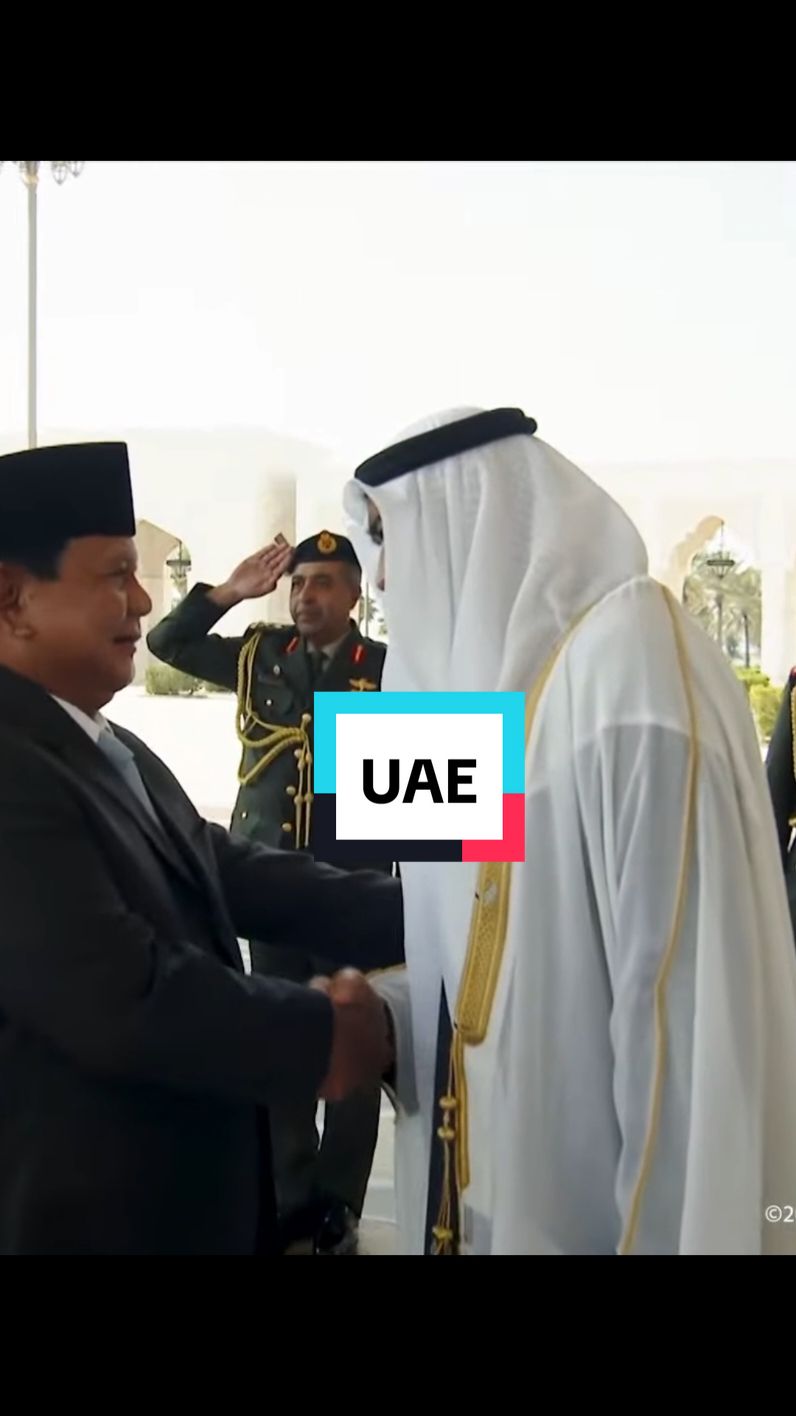 mewah sekali penyambutan pak prabowo di UAE #prabowosubianto #prabowo #hasyimdjoyohadikusumo #uae #uae🇦🇪 