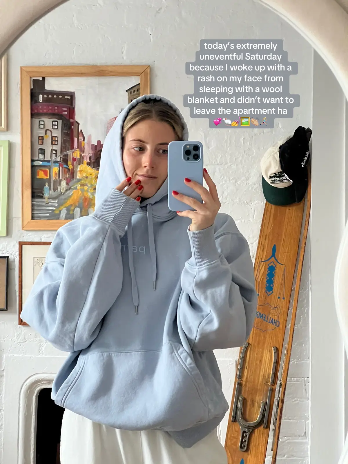 a reminder that it’s okay to have an unnoteworthy Saturday in NYC #adayinmylife #saturday #slowdayinmylife #cozyapartment #nyclife #lifeinyour20s 