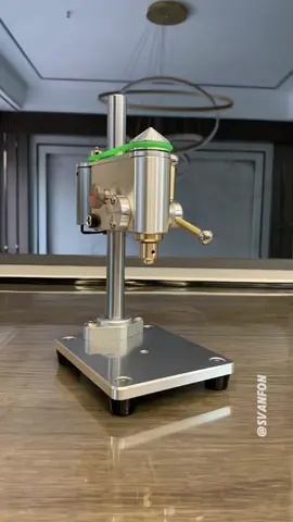 Mini bench drill.It's perfect. Interested? . #DesktopMiniMachineTool #SmallMachineTool #PortableMachineTool #DIYMachineTool #HobbyMachineTool #MicroMachineTool #TabletopMachineTool #CompactMachineTool #MiniMachiningTool #svanfon #wwwsvanfoncom #DesktopMachining #SmallWorkshopMachineTool #HomeUseMachineTool #NanoMachineTool #PocketMachineTool #MiniLatheAndMill #TinyMachineToolForDesk #MiniDesktopMachinery #TinyWorkbenchMachineTool #PortableDeskMachineTool #MiniToolForHobbyists #MicroWorkshopMachineTool #CNC #cncmachining #CNCmilling #cncmachine #cncprogramming #minimodel #MiniLathe #MiniLatheTool #PrecisionLathe #LatheProcessing #MicroLathe #svanfon #CreativeLatheWork #LatheForSmallParts #HandmadeLatheProjects #LatheInspiration #LatheTechniques #Punchmodel #pressmachine #punchmachine #punchpress #ModelMaking #ModelPrecision #JewelryInspiration #WatchAccessories #ModelEnthusiastTool #ClockMakingParts #FineModelFinish #ScaleAccuracyModel #CreativeModelDesign #HandmadeModelArt #ModelAccessoriesCraft #JewelryCraftTech #ClockElementsStyle #Machining #Metalworking #PrecisionMachining #IndustrialMachining #HighSpeedMachining #CNCTechnology #AdvancedMachining #QualityMachining #MetalCutting #HighSpeedCutting #lathe #CNClathe   #PrecisionMachiningCenter #HardwareProcessing #MechanicalPartsManufacturing #CNCMachineTool #ToolGrinding #FixtureDesign #MillingCutter #CuttingTools #ToolLife #EndMill #DrillingTool #TurningTool #ToolMaterial #CuttingFluid #ToolHolder #ToolManagement #MetalFabrication #PrecisionEngineering #MicroMachining #SmallPartManufacturing #LatheWorkshop #CNCWorkshop #MachineShop #MetalArtistry #ModelWorkmanship #PrecisionModeling #JewelryMakingTools #WatchComponents #ModelingTechniques #PunchPressTechnology #PressMachineOperations #CNCMillingTechniques #LatheOperations #CNCLatheProjects #MachineToolInnovation  #SvanfonMicroMech #Svanfonmodel #HardwareManufacturing #MechanicalCraftsmanship #CNCTooling #MillingOperations #DrillingTechniques #TurningOperations #ToolSelection  #tornio #torno #Máytiện #مخرطة #Drehmaschine  #токарныйстанок #Letour #Mesinbubut 