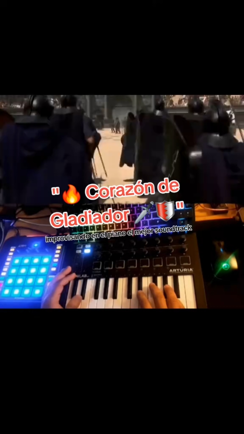 Improvisando el soundtrack épico de gladiador 🎹⚔️ Cada nota es una batalla, cada acorde una victoria. 💪🗡️🛡️🔥 #Gladiador #Piano #ImprovisaciónÉpica #gladiator #gladiator2 #Chile #encasa 