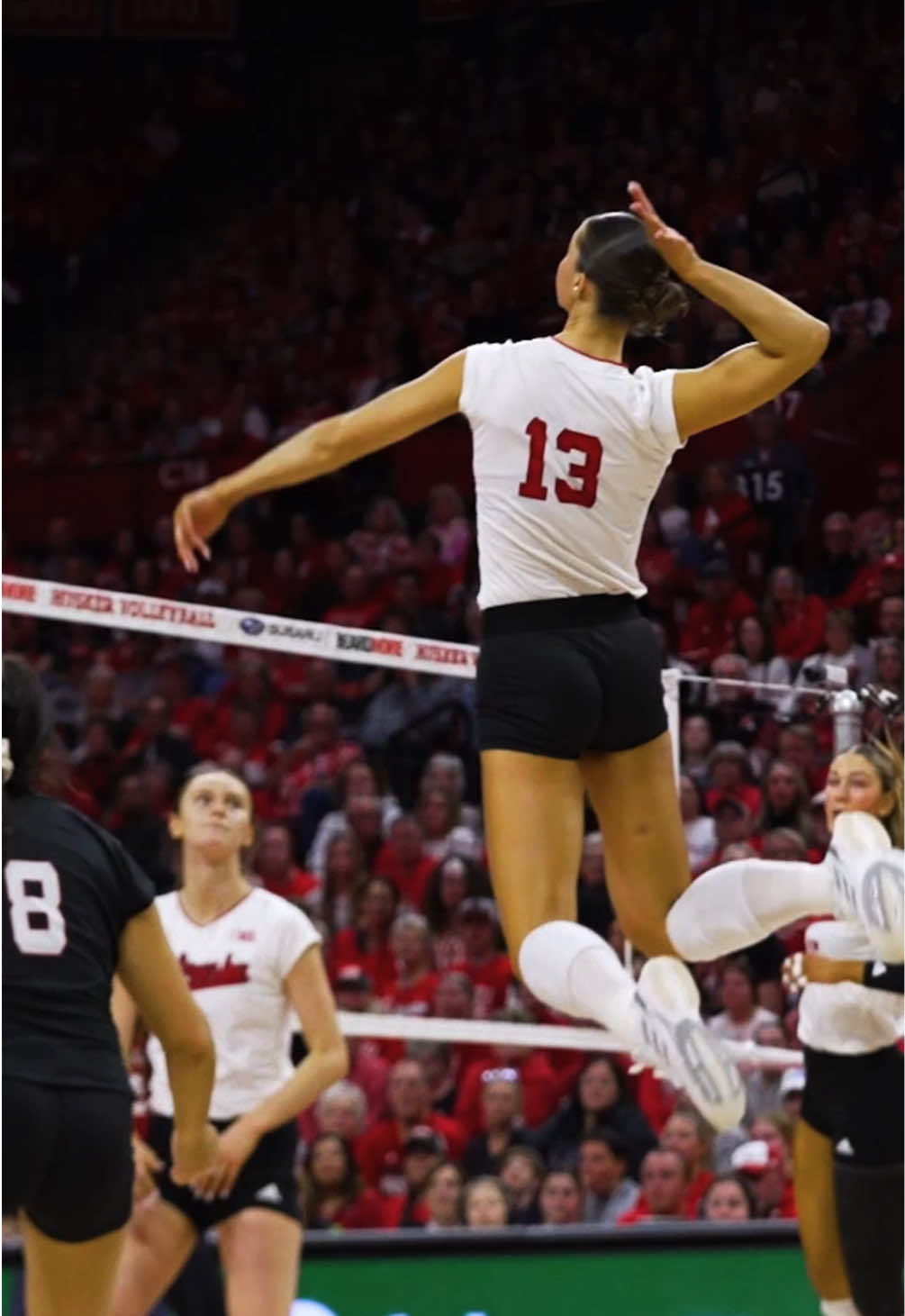 high flyer 😮‍💨 @merb @Nebraska Volleyball #NCAAWVB #volleyball #nebraskavolleyball #sports #bigten #sports #volleyballgirls #fyp