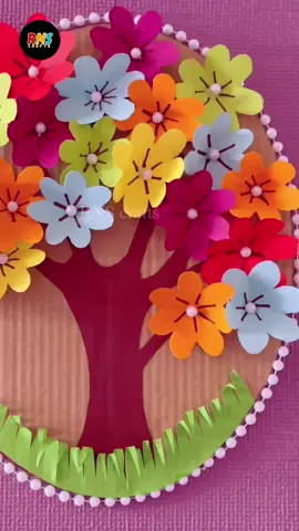 Amazing Paper Tree Wall Hanging Craft ❤️ #amazing #DIY #paper #foryourpage #workthisway #fypシ #rnscrafts #foryou  #handmade #trending #decor #foryoupage #decoration #viral #idea 
