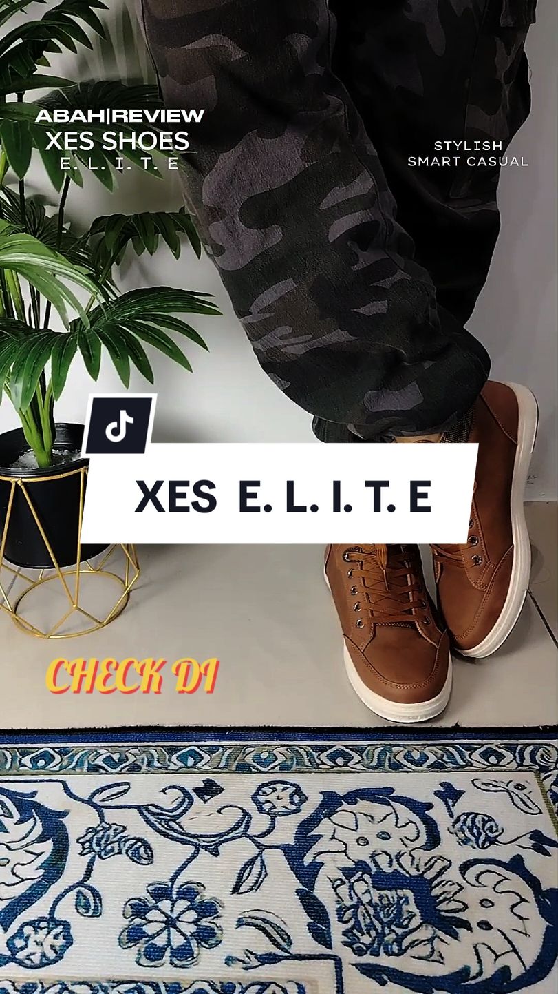 KASUT SNEAKERS TINGGI XES ELITE