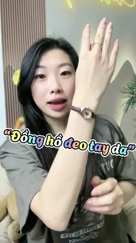 Nó sang nó thanh lịch, đang mê cái style công sở nữa mà có em đồng hồ này 1000d hehe  #donghodeotay #donghonu #donghothanhlich #donghonusangchanh #donghocongso 