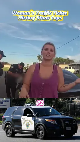 Woman's Traffic Ticket History Stuns Cops