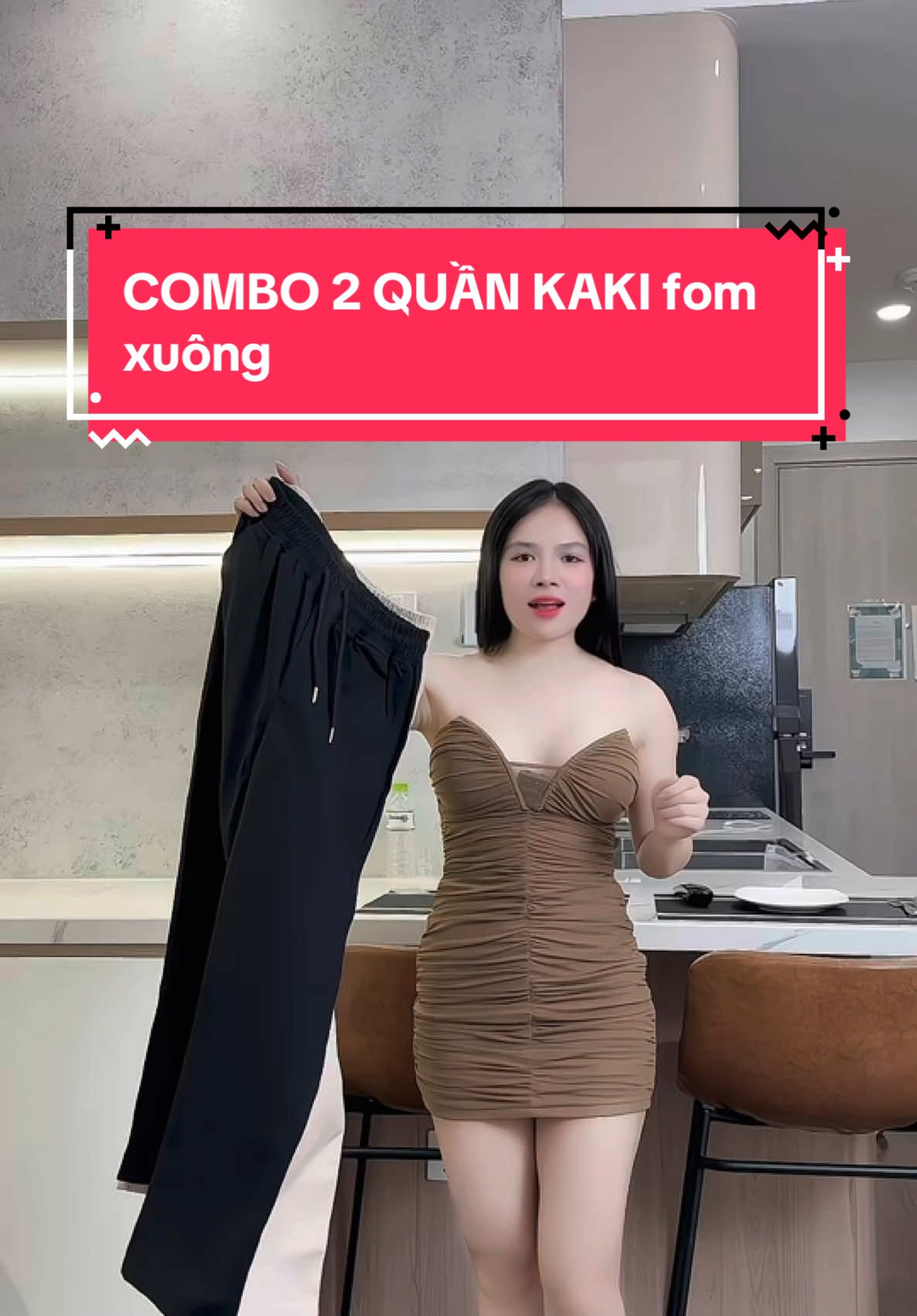 COMBO 2 QUẦN KAKI fom xuông