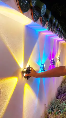 Solar wall light#solarlights #gardenproject #lamp #TikTokMadeMeBuylt #amazonfinds #gardensoftiktok #amazonfinds #amazonmusthaves#tiktokshopblackfriday #tiktokshopcybermonday #christmas #marrychristmas 