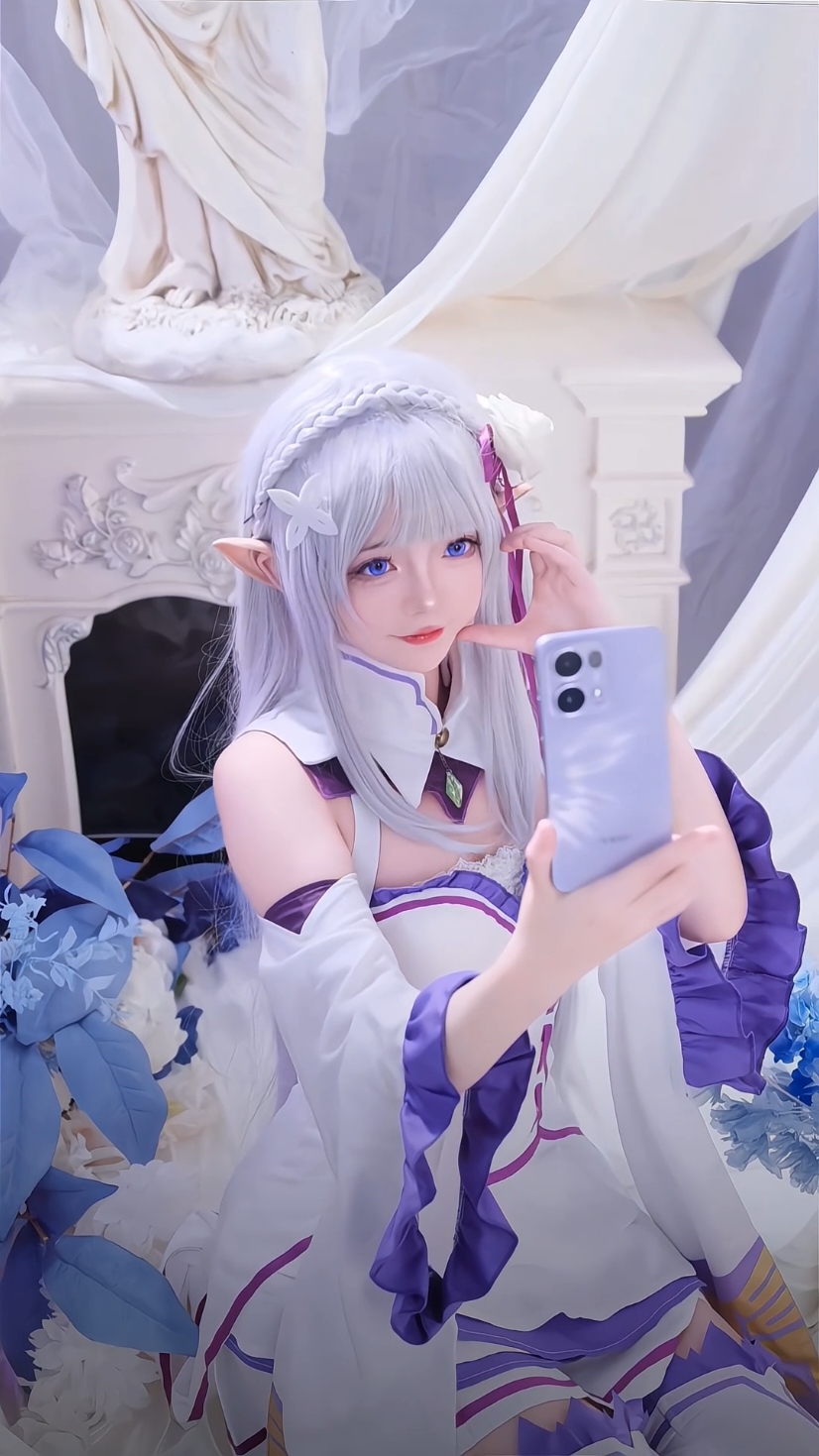 💜 #emilia #emiliarezero #rezero #cosplay #fypシ #fyp 