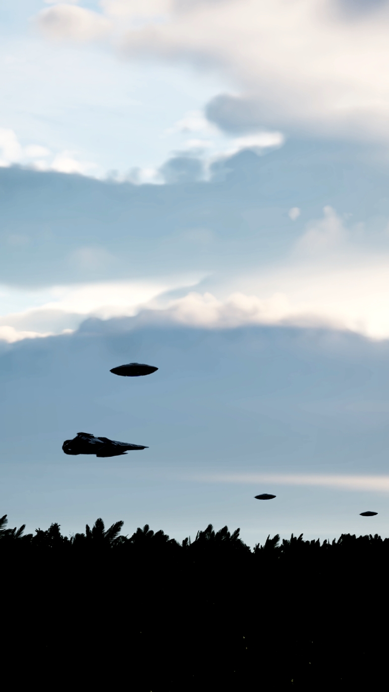 Spotted: A fleet of unidentified flying craft caught on video in Costa Rica today. #uap #ufo #spaceship #et #aliens #disclosure This video was created digitally.