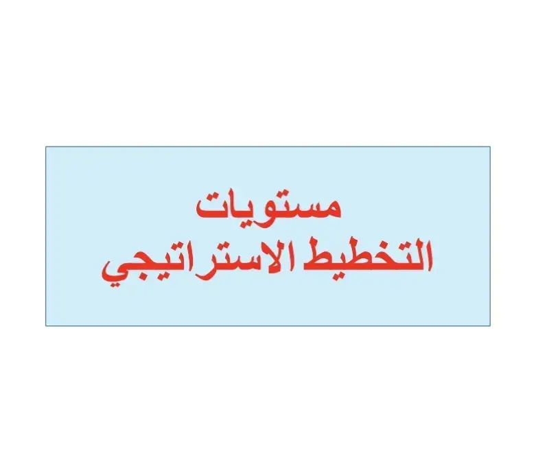 السلام عليكم ورحمة الله وبركاته.. أعزائي واحبابي تواصلا مع سلسلة #التخطيط_الاستراتيجي نعرض لكم وبشكل مختصر مستويات التخطيط الاستراتيجي اسأل الله العظيم لي ولكم الاستفادة والتوفيق والسداد والإنتفاع بهذا العلم الشيق والممتع والمهم للارتقاء والنجاح الدائم لنا ولكل مؤسساتنا... تحياتي وسلامي للجميع ❤️👋