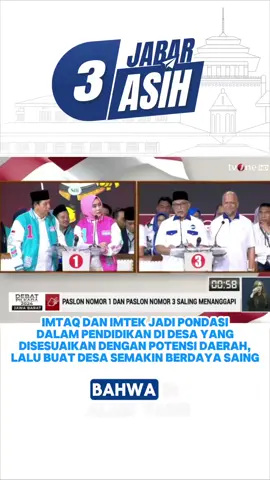Imtaq dan Imlek menjadi pondasi dluan bidang Pendidikan... Ayoo pilih ASIH untuk Jawa Barat yang lebih sejahtera... 
