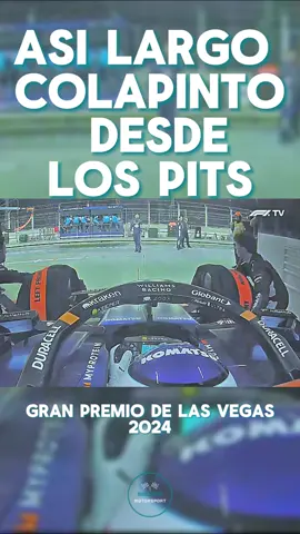 Tras el accidente de ayer en la clasificación Franco largó desde los pits en el Gran Premio de Las Vegas #francocolapinto #williamsf1 #pitlane #formula1 #f1 #camaraonboard #carrerasdeautos #pilotosdeautosdecarreras #turismocarretera #wec #automovilismo #Motorsport #automovilismoargentino #indycar #nascar