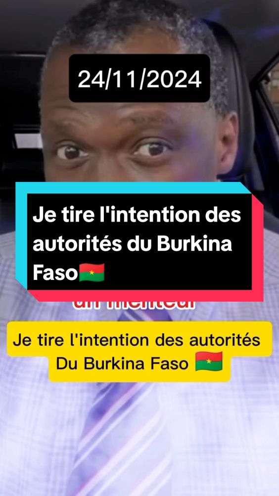 Je tire l'intention des autorités du Burkina Faso #burkinafaso #aes #mali 