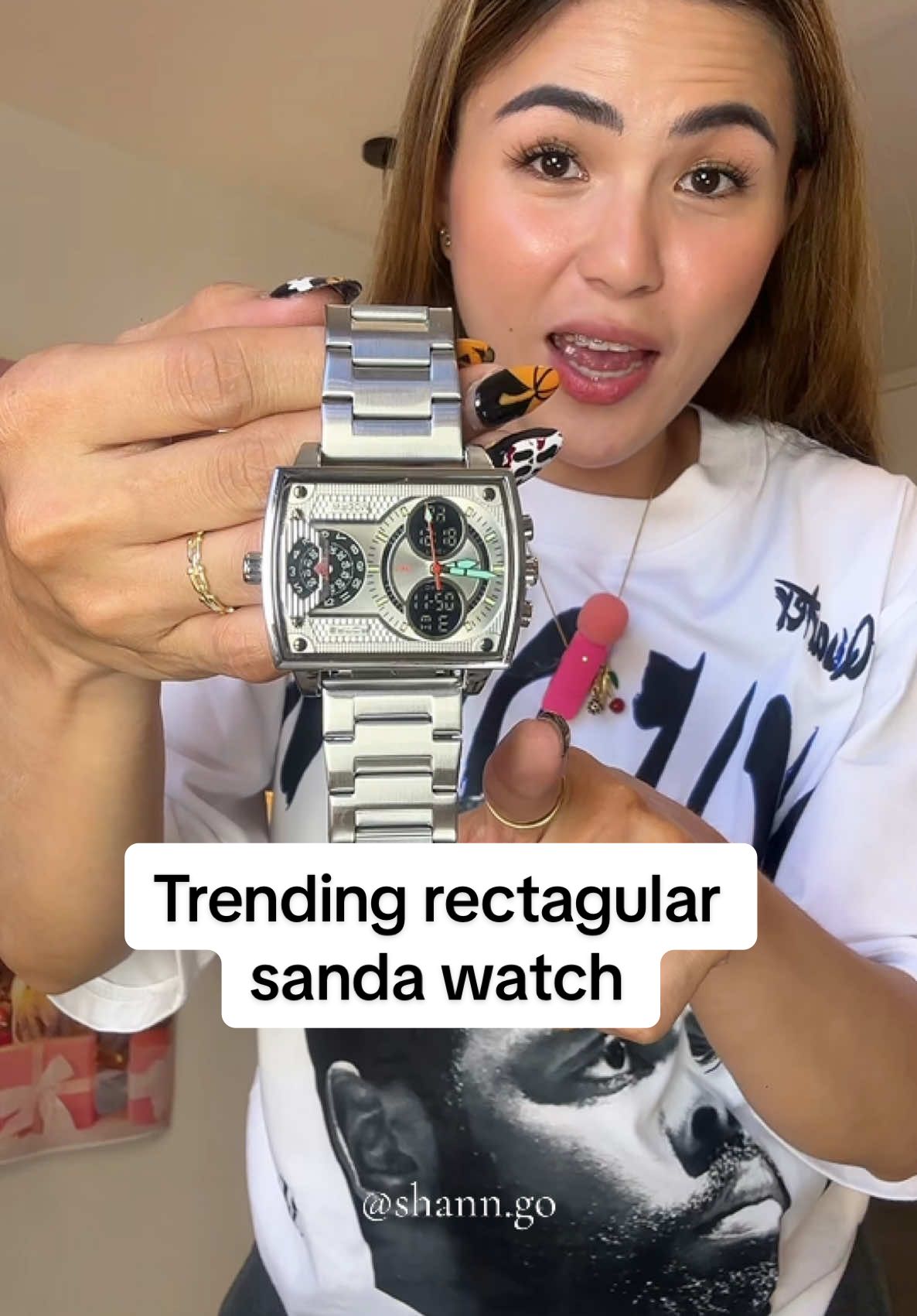 Replying to @lanergina CHECK NAMAN NATIN ITONG SILVER!! #🧐 #sandawatch #rectagularwatch #menswatch #sandawatchmen #trendingwatchsanda #trendingwatch