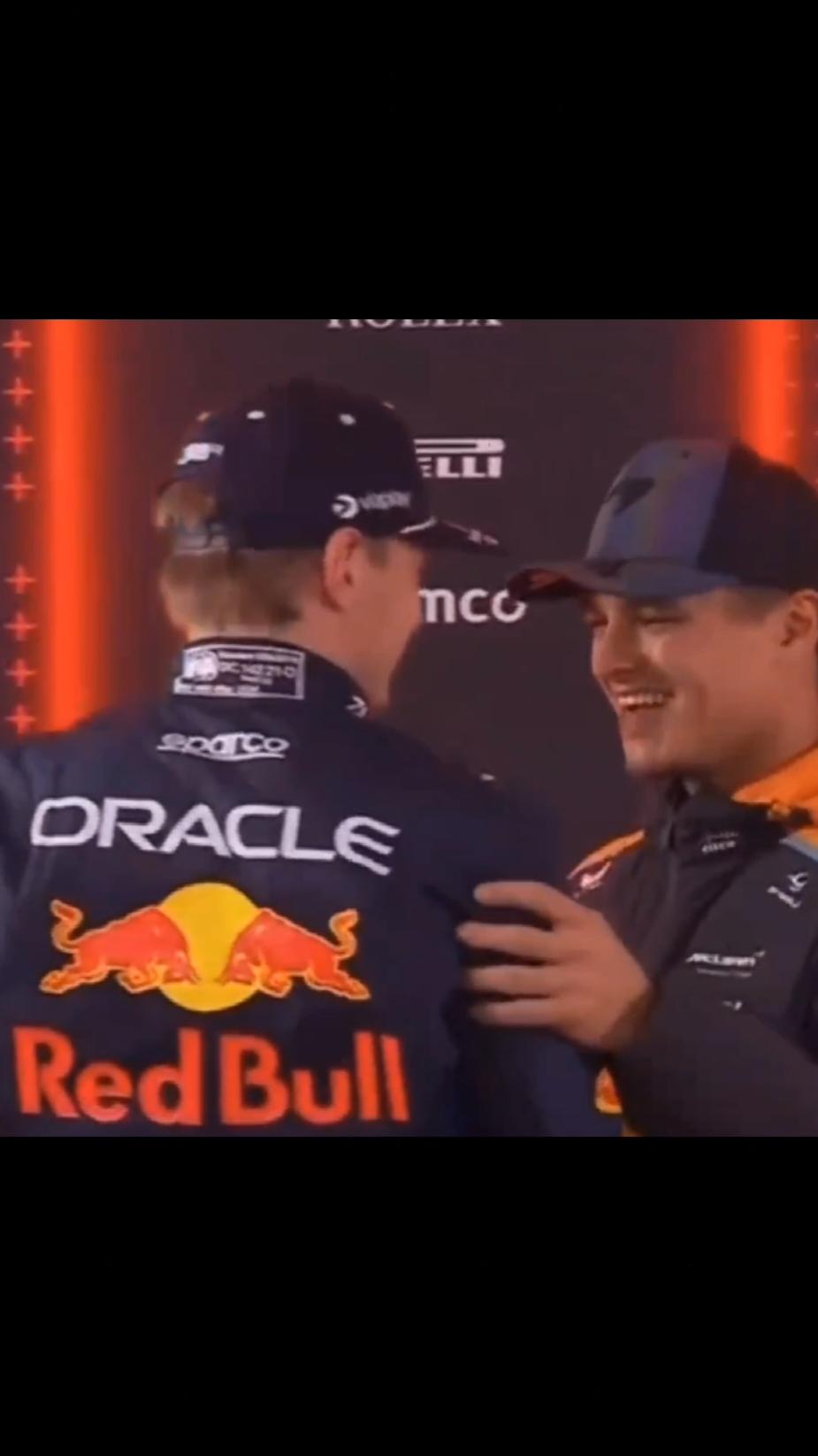 World Champion 2024, Congratulations Max, respect 💙🤝🧡🥹 #maxverstappen #norris  #verstappen #landonorris #f1 #lasvegasgp #maxverstappenworldchampion #f1worldchampion #fyp 