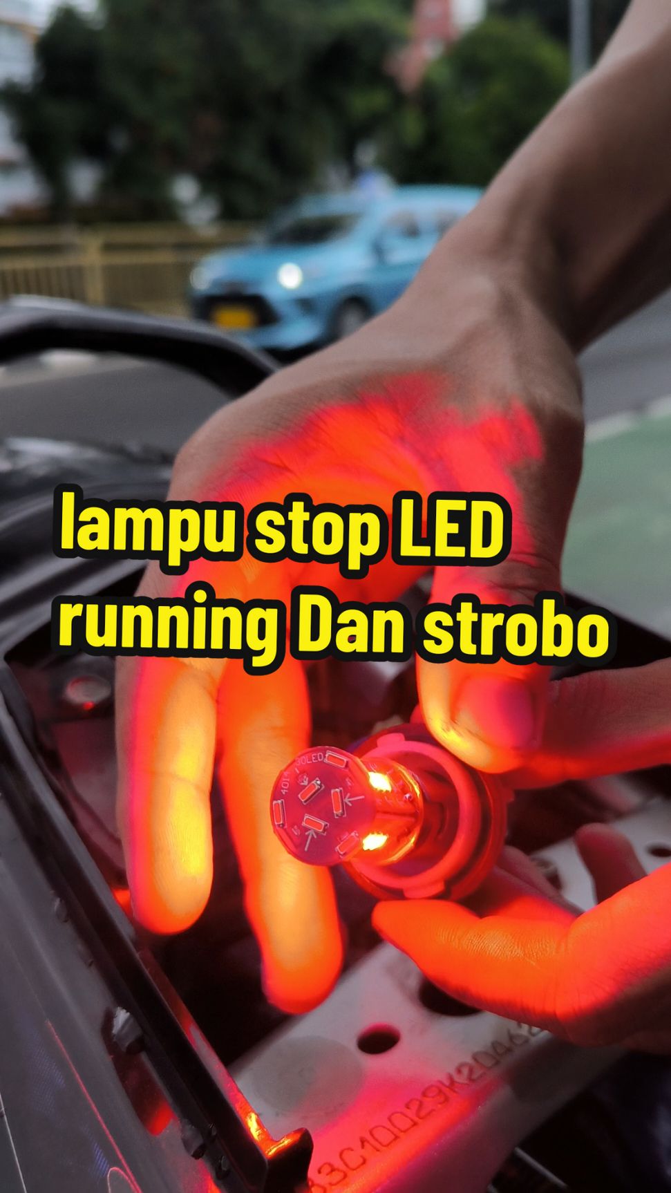 lampu stop LED 2 mode running Dan strobo #lamputerang #lampumalam #bohlam #led #lampustop #lampustoprunning 