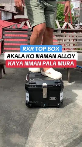 RXR Top Box made by hard plastic, durable and cool #rxr #topbox #quality #durable #motorcycle #best #alloy 