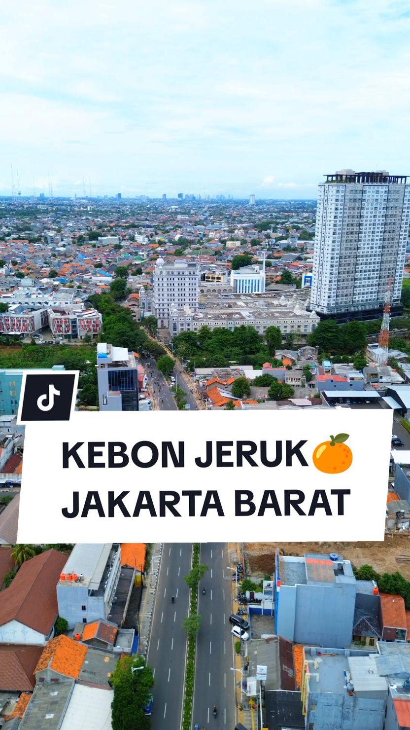 Sekeren ini Kebon Jeruk dari ketinggian 90 meter 😍 #jakarta  #jakartabarat  #kebonjeruk  #kebonjerukjakarta  #viewdrone #dronevideo  #cinematicdrone  #pemandanganindah  #explore 