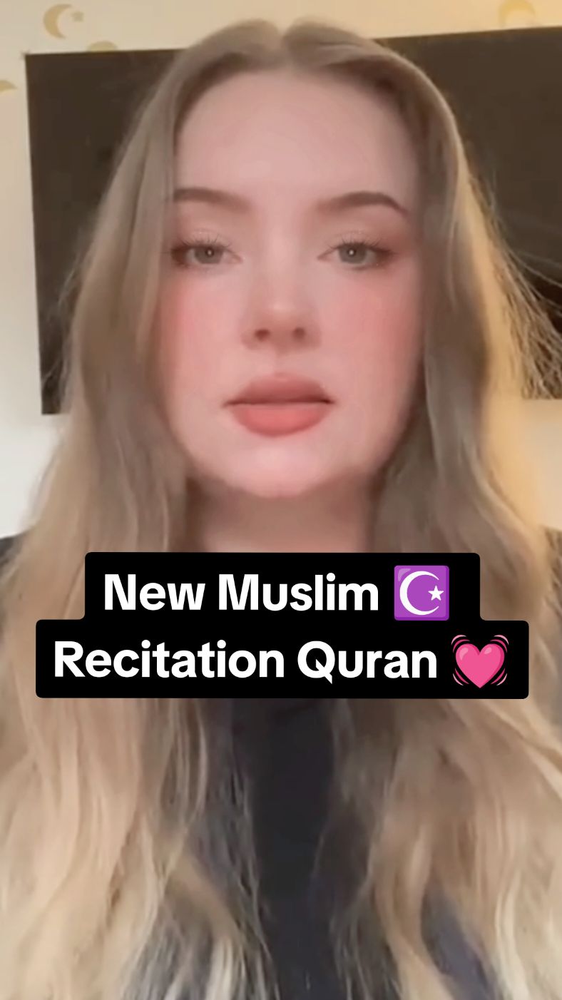 New Muslim Sister Amazing sweet voice recitation Quran 💓☪️ #quran #islam #quran_kareem #quranrecitation #islamic_video #fypシ #fyp #muslimtiktok #viral #foryoupage 