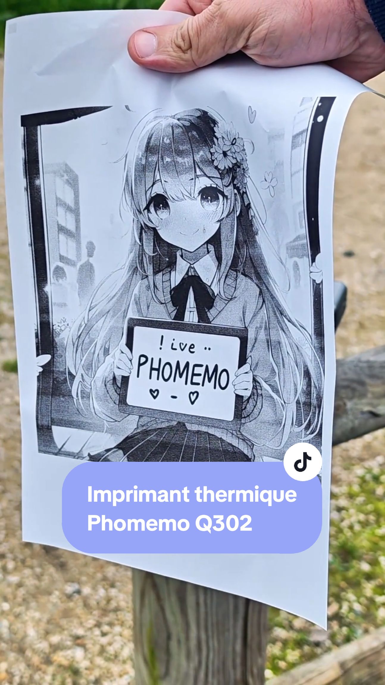 Test de la nouvelle imprimante thermique sans encre Q302 de Phomemo 😲!!!  Collaboration commerciale avec @Phomemo_Official  #test #imprimantesansencre #imprimantethermique #imprimanteportable #phomemo #phomemoq302 