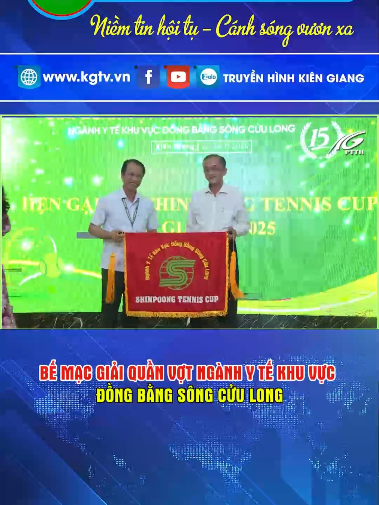 BẾ MẠC GIẢI QUẦN VỢT NGÀNH Y TẾ KHU VỰC  ĐỒNG BẰNG SÔNG CỬU LONG #tintuc #kgtv #truyenhinhkiengiang #kiengiang #yte