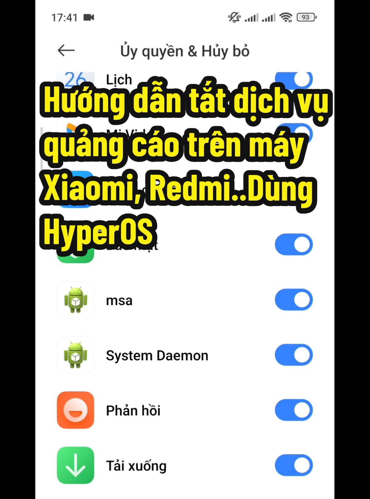 Hướng dẫn tắt quảng cáo trên các máy Xiaomi, Redmi,Poco... Dùng hệ điều hành Hyperos  #LearnOnTikTok  #meocongnghe  #xiaomi #redmi #poco  #xuhuong #H2CongNghe 