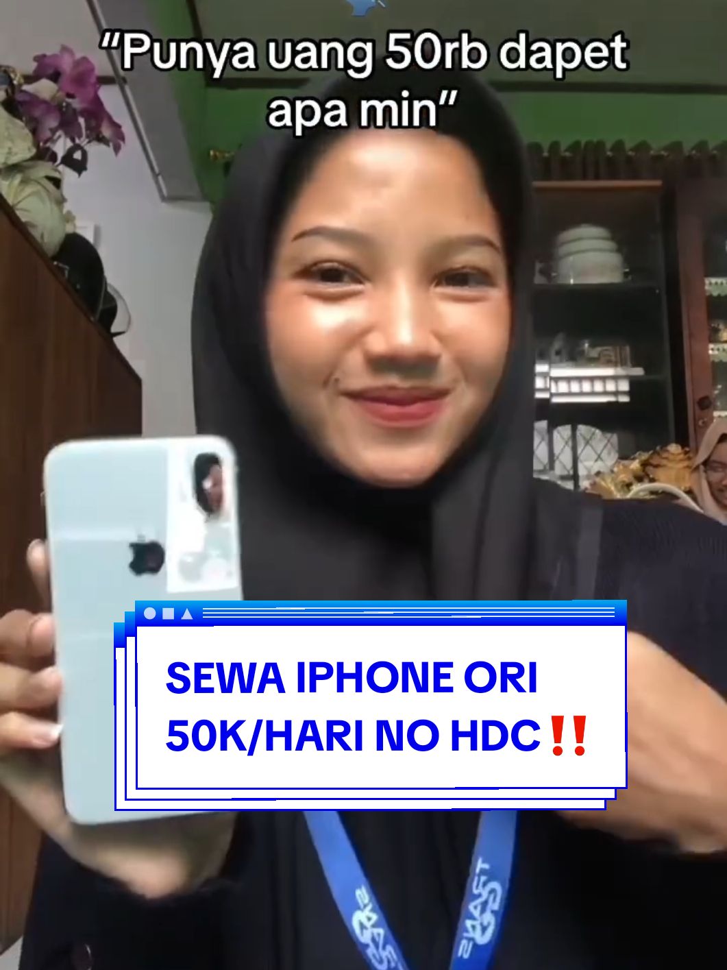 dimana lagi sewa 50K/Hari dapet iPhone ORI 😋💯  #fyp #sewaiphone #sewaiphonejakarta #sewaiphonebogor #sewaiphonedepok #sewaiphonegbk #rentaliphonejakarta 