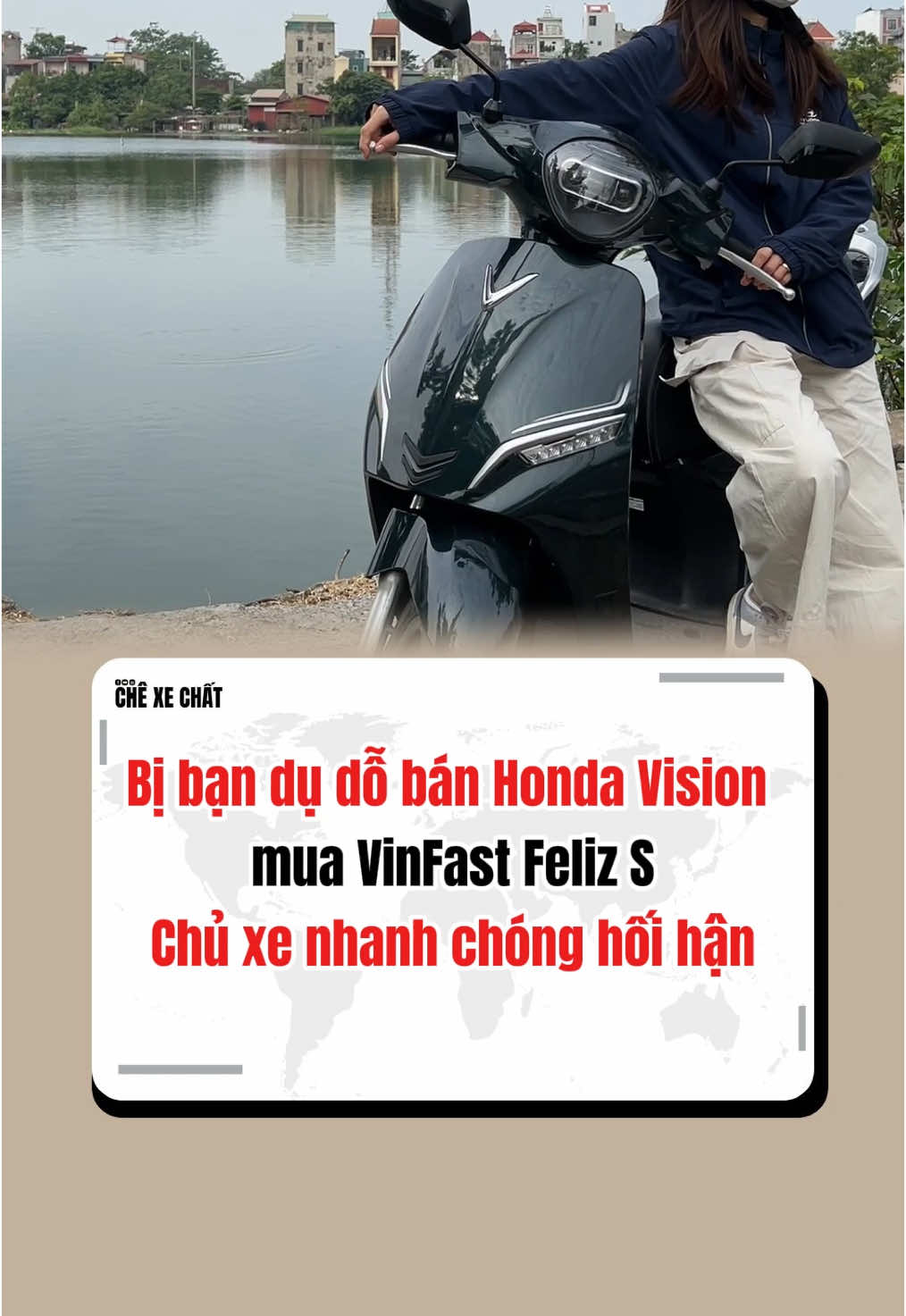 Bán Honda Vision mua VinFast Feliz S, chủ xe có hối hận? #xuhuong #xuhuongtiktok #trend #trending #vinfast #felizs 