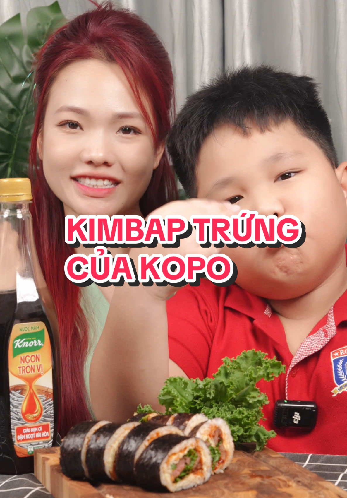 Kimbap Trứng phiên bản KoPo #babykopohome #knorrvietnam #thaydoitotlanh #miếngđầungonkhócưỡng 