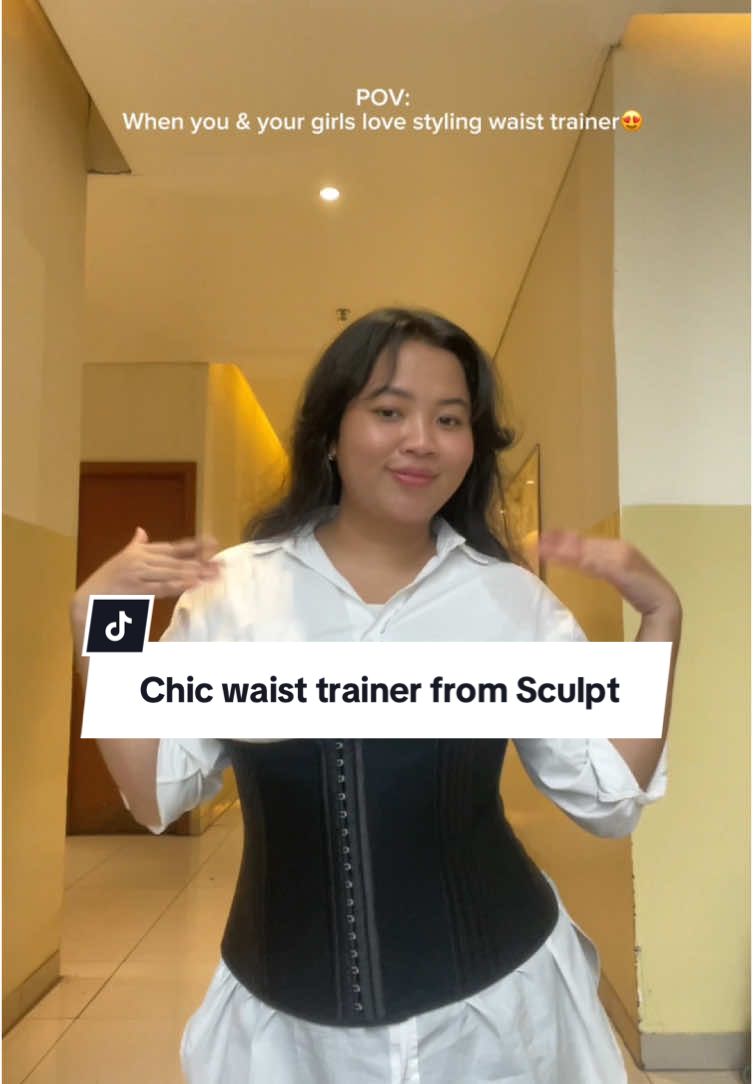 When you & your girls love to style waist trainer😍🥰 #tipsfashion #sculptshapewear #sculptcult #waisttrainer #paydaysale #belilokal 