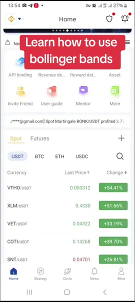 NEW STRATEGY . Master the direction of the market using bollinger bands . watch to the end.#crypto #cryptocommunity #spottradingbinance #entrepreneurship #ugandansinusa #ugandansindubai🇦🇪🇦🇪 #kadamasaudia🇸🇦 #fyp 