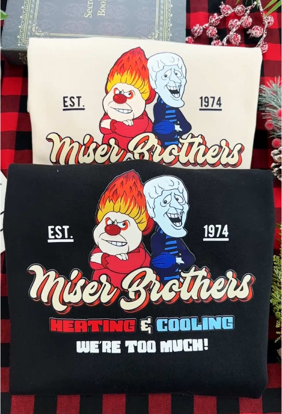 This is my favorite movie!! I must have this sweater for Christmas 😍🎄🎅 #snowmiser #heatmiser #snowmiserheatmiser #theyearwithoutasantaclaus #miserbrothers #christmasmovies #christmas #christmas2024 #christmassweatshirt #christmashoodie 