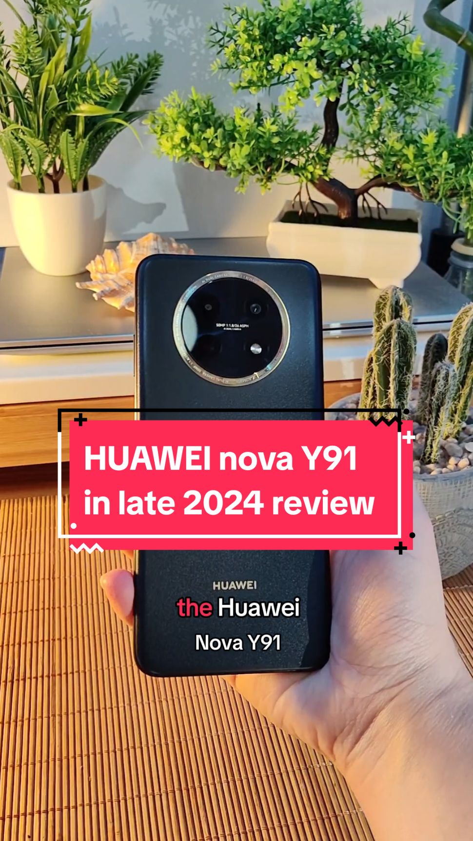 HUAWEI nova Y91 in late 2024 - how good is it? 🤔 I used my HUAWEI nova Y91 for a week and here are my honest impressions, thoughts and opinions about this entry-level smartphone! 😁 3 reasons why I LOVE this phone: ❤️gigantic display - 6.95' LCD 90Hz FullHD+ panel ❤️SuperBattery - 7000mAh battery, lasts 2 days easily, charges fast at 22.5W SuperCharge with the charger you get in the box ❤️loud speakers - included a speaker test in this video btw😉 RATING in late 2024: 8/10 design 1/1 form factor 0.5/1 (might be too big for some users)  build quality 0.5/1 (frame and back are made out of plastic) display 0.5/1 (it's LCD, although it's a good one with large viewing angles, it's still an LCD) battery life 1/1 (lasted me even 3 days on a single charge, great battery life👏🏻) charging speed 1/1 performance 1/1 software EMUI 14.2 latest security patch 1/1 connectivity 4G+, NFC 1/1 cameras 0.5/1 features 1/1 #huawei #novay91 #huaweinovay91 #huaweiphones #redviews 