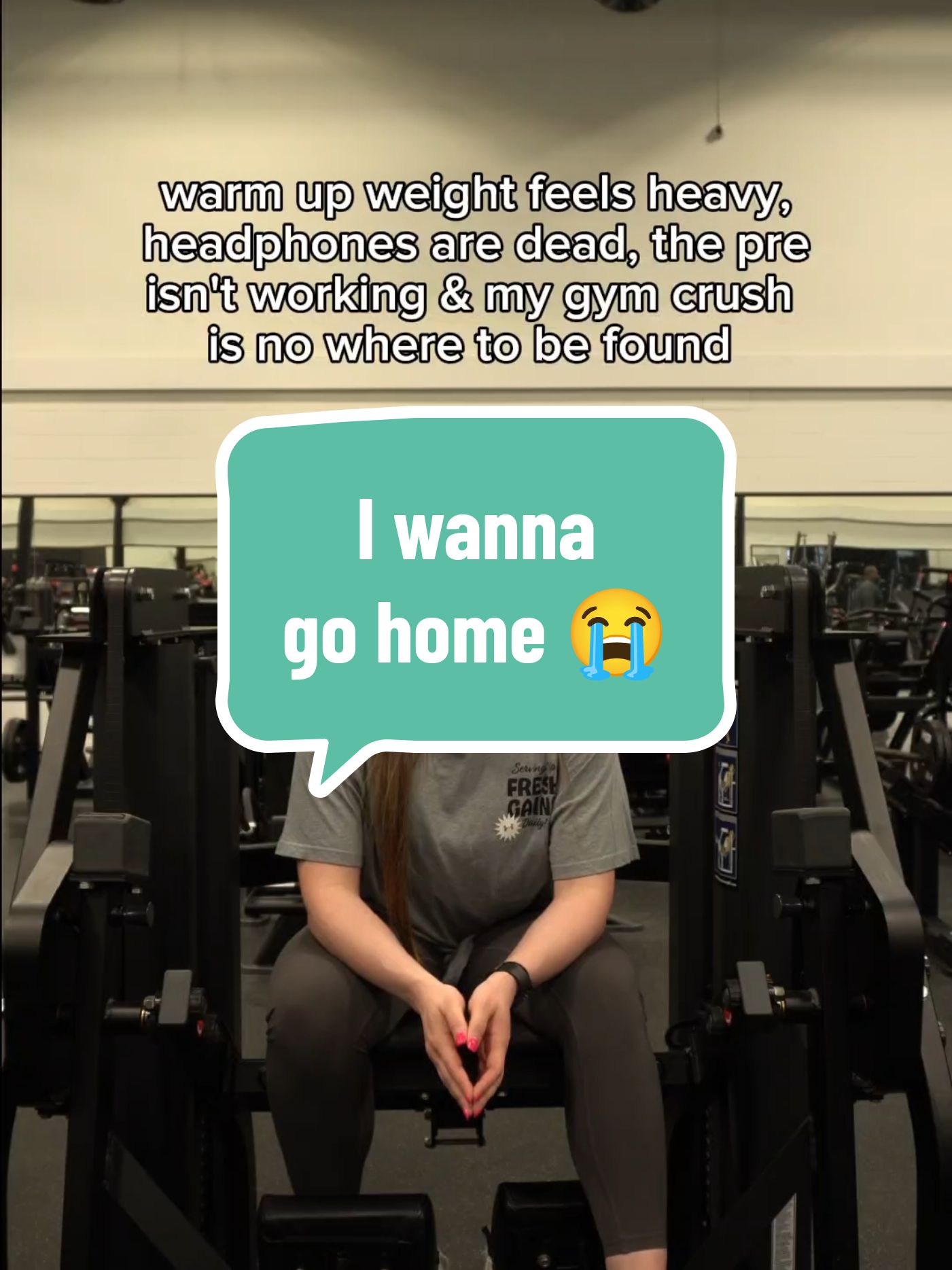 I want to go home 🏡😭  #Fitness #GymTok #gym #gymhumor 